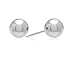 NYC Sterling Silver Stud Earrings Silver Ball Earrings for Women Elegant and Modern Earrings 3mm-10mm Women Studs Ideal for Everyday Wear, Special Occasions