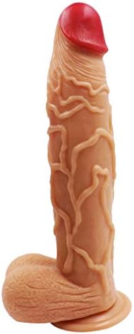 CONtenct Realistic Big Dillo with Section Cup Hands-Free Play Waterproof Huge Panis Six Toy for Women Men