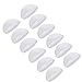 Madholly 6 Pairs Gel Arch Support Shoe Insert for Flat Feet, Transparent Adhesive Stick On Arch Support Pad for Women and Men