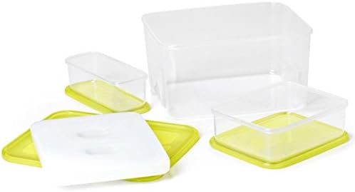 David Tutera 7 Piece Lunch Cooler Set, Yellow