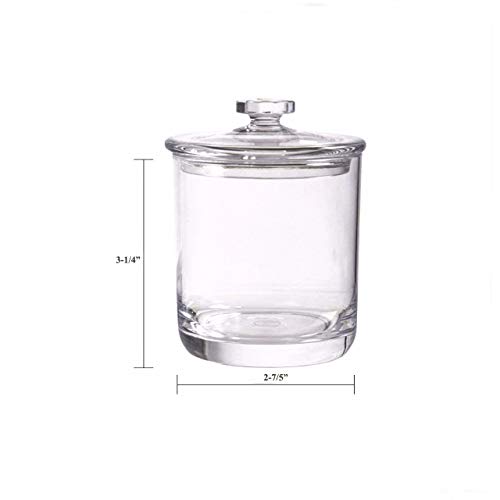 Great Home Decor Pieces Pack of Two Plastic Jars Bath Bomb Holder