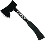 Estwing Camper's Axe - 14" Hatchet with Forged Steel Construction & Shock Reduction Grip - EB-25A