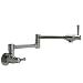 Geyser GF47-B Stainless Steel Pot Filler Kitchen Faucet Wall Mount 2 Handles
