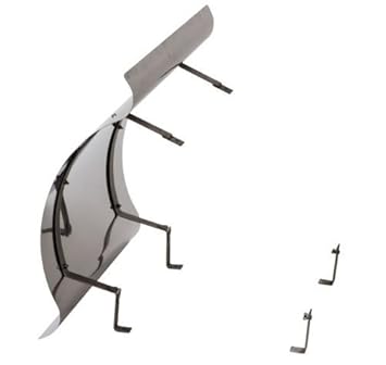 Kaminabdeckung Kaminhaube aus Edelstahl klappbar (600mm x 600mm