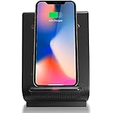 DockAll Mini D101B by Azpen - Docking Station with 10 Watt Fast Wireless Charging and 8 Watt Bluetooth Speaker