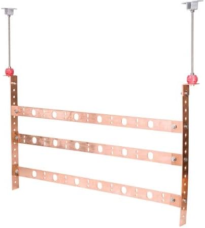 CommScope - UGBA-DIN-36 - Universal Ground Bar Assembly 3 six-position bars, (Each)