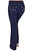 PajamaJeans Petite Jeans for Women - Petite Pull On Jeans, Indigo, L