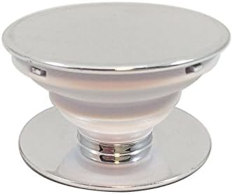 Amotus Pop Out Stand and Grip for Smartphones and Tablets Expanding Mobile Phone Holder(Silver)
