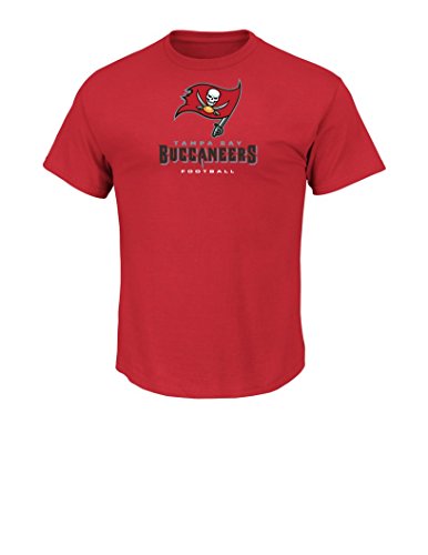 NFL Tampa Bay Buccaneers Men's Bucs UP4 Tee, Red, Small
