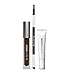 Wunder2 PERFECT BROW SET Eyebrow Gel, WunderCleanse & Dual Precision Brush, Black/Brown