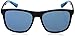 Armani Exchange Men's Injected Man Square Sunglasses, Matte Blue, 57 mm
