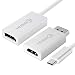 Doitby USB C To Displayport Adapter DisplayPort To HDMI Adapter Type C To HDMI Adapter MacBook Pro, Dell XPS, iMac, Surface Book, Pixelbook, Galaxy Book,ect (4K 60Hz,Thunderbolt 3 Compatible)