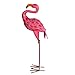 YOUKI Metal Pink Flamingos Yard Ornaments,Flamingo Lawn Ornaments Great Christmas Decor Outdoor Gift Present Idea,Garden Statue 22.8-Inch…