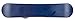 Lucky Bums Kids Beginner Plastic Snowboard, 120cm, Blue