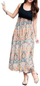 Amazon Co Jp マキシワンピース 人気 セクシー マキシ レディース ボーダー 夏 ロングワンピース ノースリーブ リゾート ワンピ マキシスカート マキシ丈 ラニ 服 ファッション小物