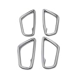 Door Inner Handle Bowls Cover Trim ABS 4pcs For Honda Civic 10th Gen 2016 2017