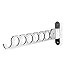 Wallniture Costa Wardrobe Closet Organization and Storage, Wall Mounted Clothes Hanger, 14.5 Inch Steel Chrome