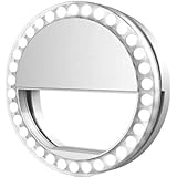 Selfie Light for iPhone & Android,LVYOUIF Portable Clip on Ring Selfie Light Flash with 36 Rechargeable LED for Phone Laptop