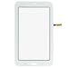 White Touch Digitizer Screen Replacemen for Samsung Galaxy Tab 3 Lite 7.0 T110 SM-T110 (No Earpiece Hole - Black) + PreInstalled Adhesive with Tools