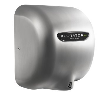 Excel Dryer XLERATOREco XL-SB-ECO Hand Dryer, No Heat, Brushed Stainless Steel Cover, Automatic Sensor, Surface Mounted, GreenSpec Listed, Commercial Hand Dryer, 110/120V 500 Watts