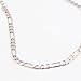 Bolayu Women Lady Simple Fashion Gold Anklet Metal Chain Anklets (Silver)