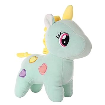 Slv Kids Fav Unicorn Plush Toy Stuffed Cushion Soft Medium( Color May Change)