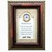 Creative Brands CB Gift Heartfelt Collection-Times Essence Framed 3D-Table Top Clock, 6 x 8-Inches, Retirement-Sweet Reward