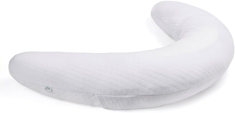 PurFlo Breathe Pregnancy Pillow Luxe Fully Breathable Maternity Cushion