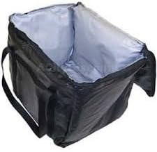 Intedge IFC-1 Insulated Black Vinyl Food Carrier, 22 x 12 x 12