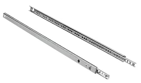 17mm Drawer Runners Ball Bearing Grooved Metal Slides Various