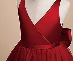 Nileafes Flower Girls Maxi Dress Bridesmaid Wedding