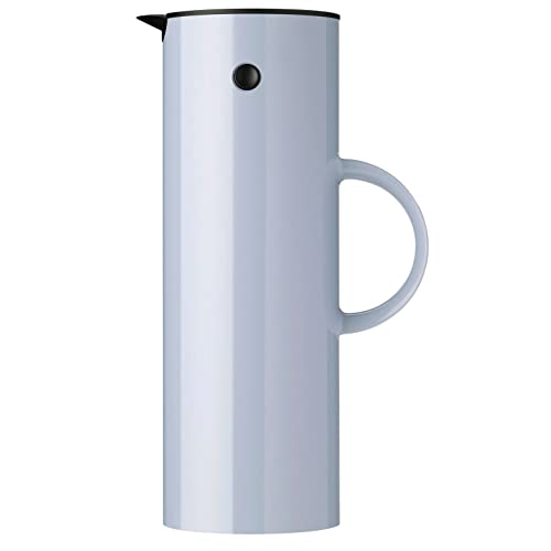 Stelton Isolierkanne EM77 - Doppelwandige Isolierkanne für heiße/kalte Getränke - Tee- & Kaffeekanne mit Magnetverschluss, Schraubdeckel, Vintage-Desi