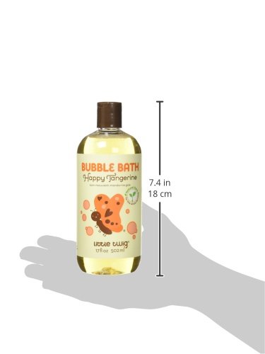 Little Twig All Natural Bubble Bath, Tangerine, 17 Fluid Oz