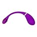 OhMiBod Esca 2 Interactive Wearable G-spot Vibrator - Personal Massager for Women - App-Controlled Couples Massager to Connect Anywhere in The World - Body-Friendly, Rechargeable, LED Light - Violet