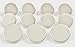 New ~SMOOTH POLISHED SILVER~ 11-Piece PREMIUM Designer Grade METAL FASHION BUTTON SET For Single Breasted Blazers Sport Coats & Jackets ~ METALBLAZERBUTTONS.COM