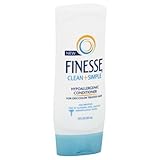 Finesse Clean + Simple Conditioner, Hypoallergenic, for Dry/Color Treated Hair, 10 oz