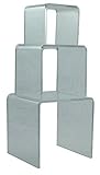 Clear Acrylic Riser Set of 3 (3-Inch, 4-Inch, 5-Inch) (Kitchen)