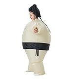 YEAHBEER Inflatable Costumes | T-REX Costume | Halloween Cosplay Costume| Blow Up Costume - Suit for Adult/Kid … (E-Sumo Kid)