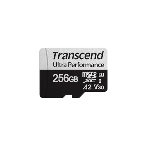 Transcend 256Go microSD mit Adapter UHS-I, TS256GUSD340S
