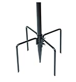 Rhino Tuff Products Bird Feeder Pole STABILIZER 4 Prong Base Bird Feeder Stand Ideal Kit for Bird Watching, Bird Baths, Bird Houses, Bird feeders for Outside