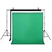 3PCS Photo Video Photography Studio Fabric Backdrop Background Screen White Black Green Backgrounds, Non-Woven Fabrics Collapsible Backdrops for Photography, Video and Television