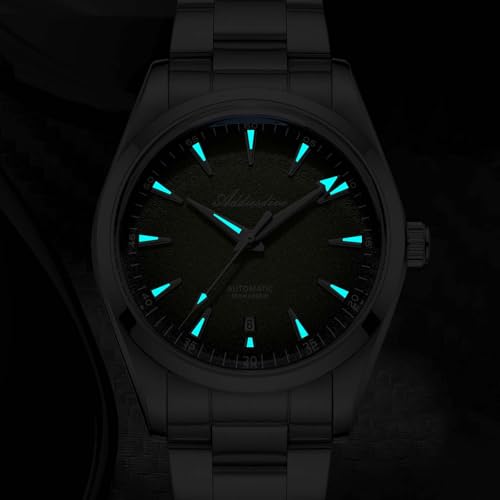 ADDIESDIVE Luxury Automatic Watches for Men 8215 Aovement Luminous 100 M Waterproof Date Display Unisex Minimalist Watch