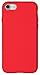Diztronic Matte Red iPhone 7 Case/iPhone 8 Case, Full Matte Slim-Fit Flexible TPU Case for Apple iPhone 7 & 8 (Matte Red)