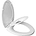 Bemis 1483SLOW 000 Nextstep Wood Elongated Slow-Close Toilet Seat, one-size, White