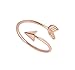 Isola & Co Arrow Ring Graduate Gift, Inspirational Ring, Journey, Travel Ring Toe Ring (Rose Gold)