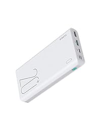 ROMOSS Sense 6+ 20000mAh Cargador portátil tipo C PD, 18W Banco de energía de carga rápida con entrada de suministro de energía, Salida máxima 3A, Compatible con iPhone, iPad, Samsung, Nexus, Nintendo Switch y más