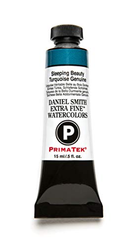 DANIEL SMITH Extra Fine Watercolor 15ml Paint Tube, Sleeping Beauty Turquoise Genuine