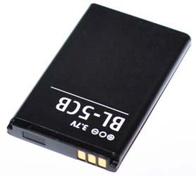 BL-5CB / BL5CB Battery for Nokia 100, 101, 1616, 1800, C1-01, C1-02, X2-05