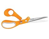 Fiskars 171010-1001 Amplify RazorEdge Fabric Shears, 10 Inch, Orange