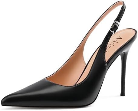 Amazon.com | FOWT Women Slip on Pointed Toe Pumps Wave Edge